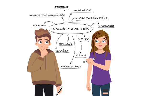 Online marketingová komunikace cílící na děti školního věku