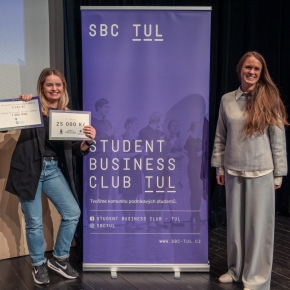 2023 - Finále Start-Up TUL - Sára Šindelářová (2. místo za Půjčovník) také získala nefinanční cenu od podnikatelského inkubátoru Lipo.ink.