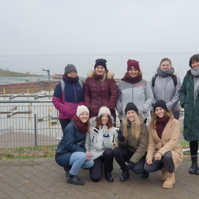 Exkurze do Görlitz - Naše studentky na exkurzi u Lužických jezer