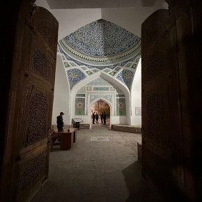 2025 - Memorandum s KokandUni - Aleš Kocourek: Z paláce se po ruském a sovětském obléhání dochovala jen tato třetí brána.