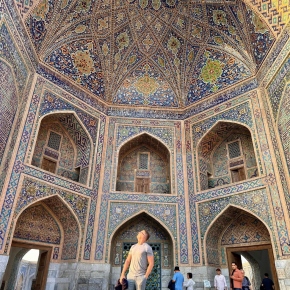 2025 - Memorandum s KokandUni - Aleš Kocourek: Podobnost Samarkandu s íránským Esfahanem není náhodná.