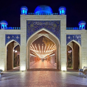 2025 - Memorandum s KokandUni - Aleš Kocourek: Rozlehlý park kolem paláce Khudáyára Khána vznikl na místě rozsáhlého komplexu paláců.