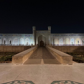 2025 - Memorandum s KokandUni - Aleš Kocourek: Z paláce se po ruském a sovětském obléhání dochovala jen tato třetí brána.