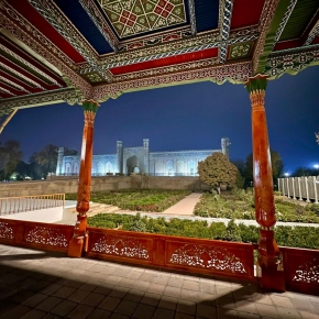 2025 - Memorandum s KokandUni - Aleš Kocourek: Z paláce se po ruském a sovětském obléhání dochovala jen tato třetí brána.